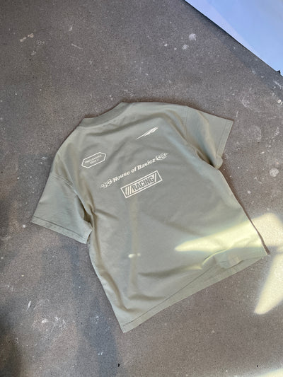 The Oversized Tee Racing Sage