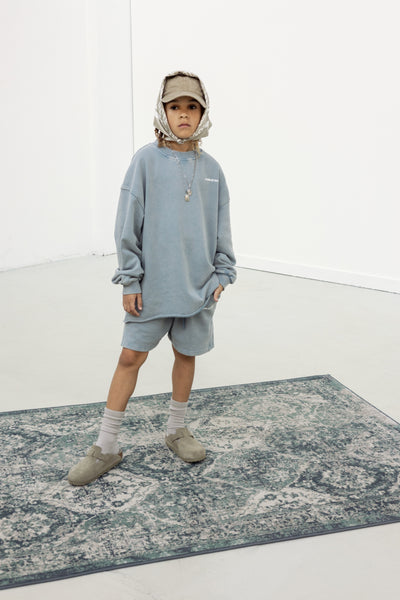 The Longsleeve Blue Washed
