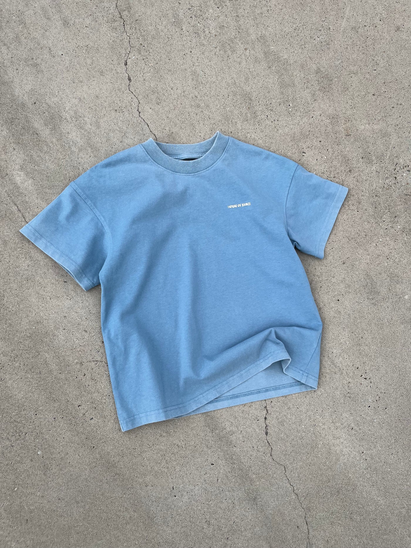 The Oversized Tee Blue Washed