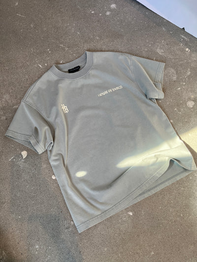 The Oversized Tee Racing Ice Blue