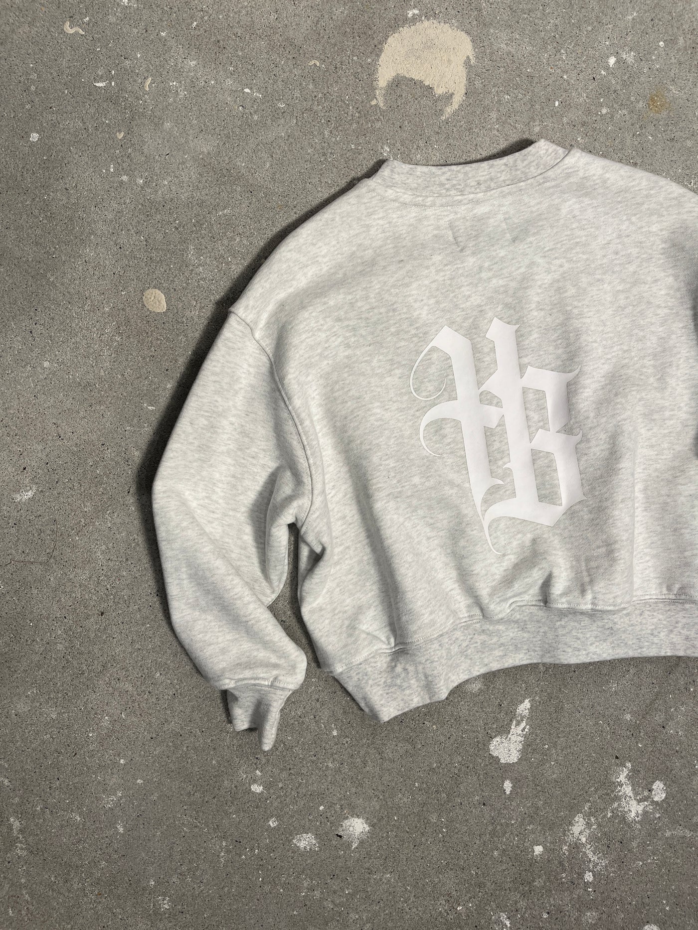 The Icon Sweater Grey Marble