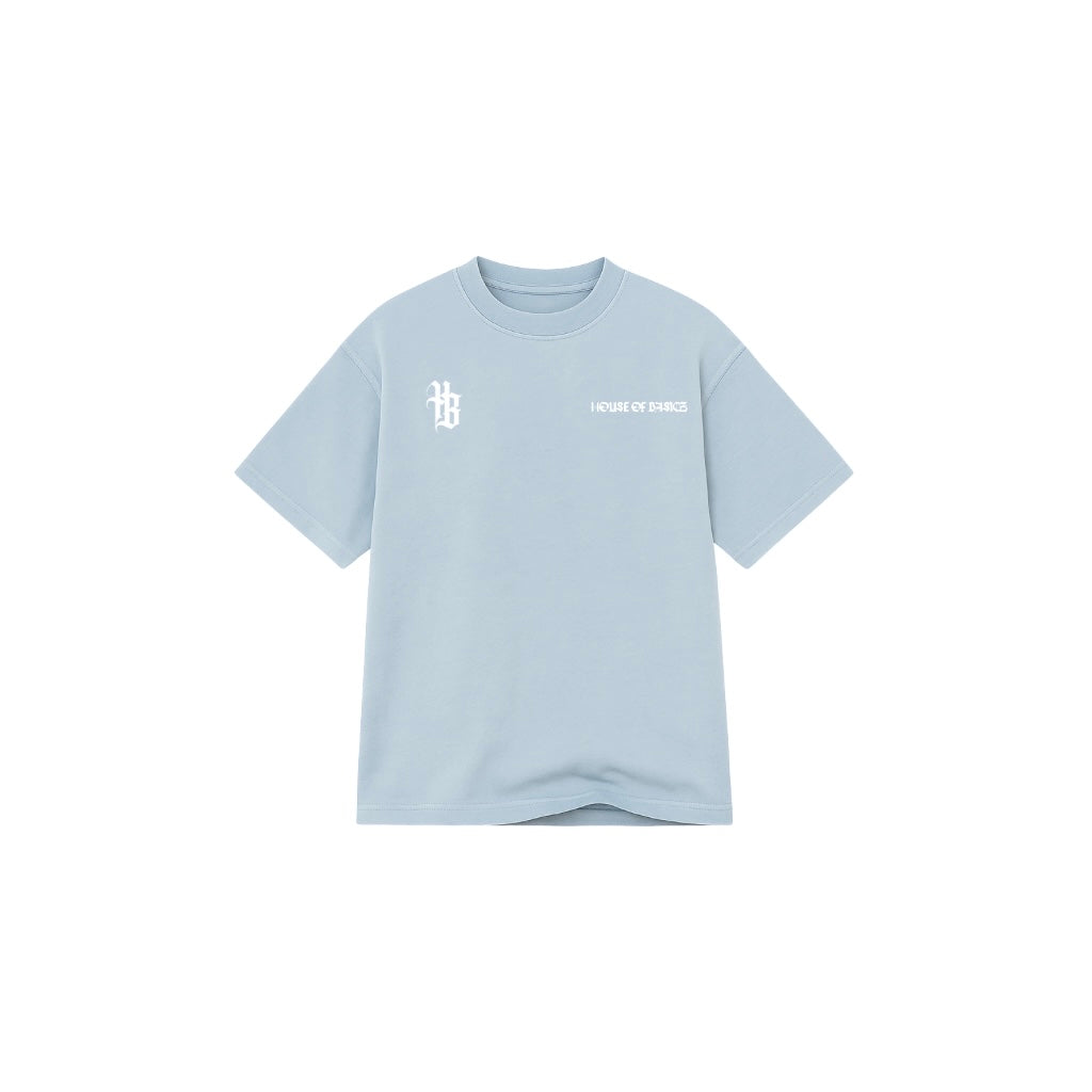 The Oversized Tee Racing Ice Blue