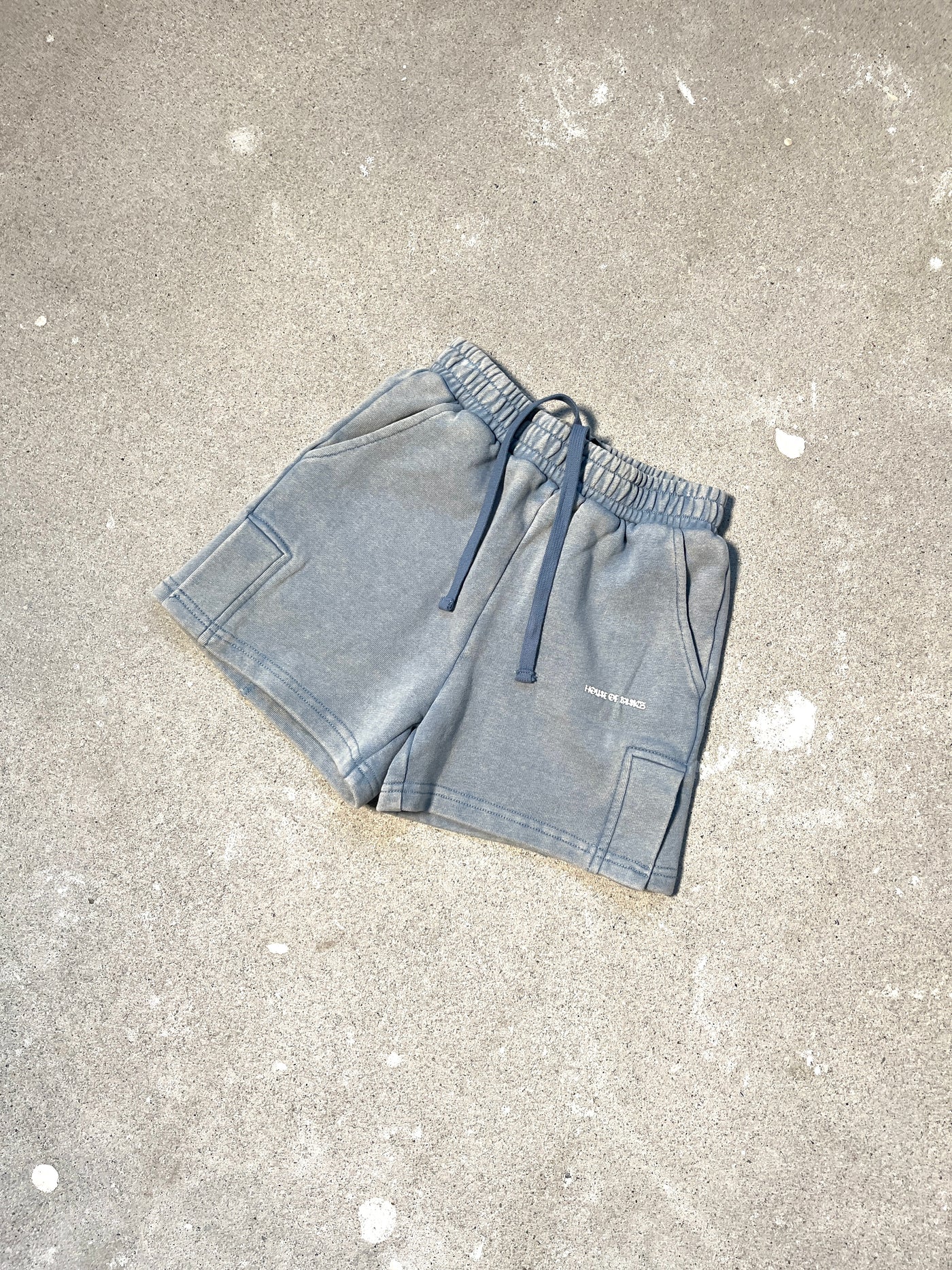 The Sweatshort Washed Blue
