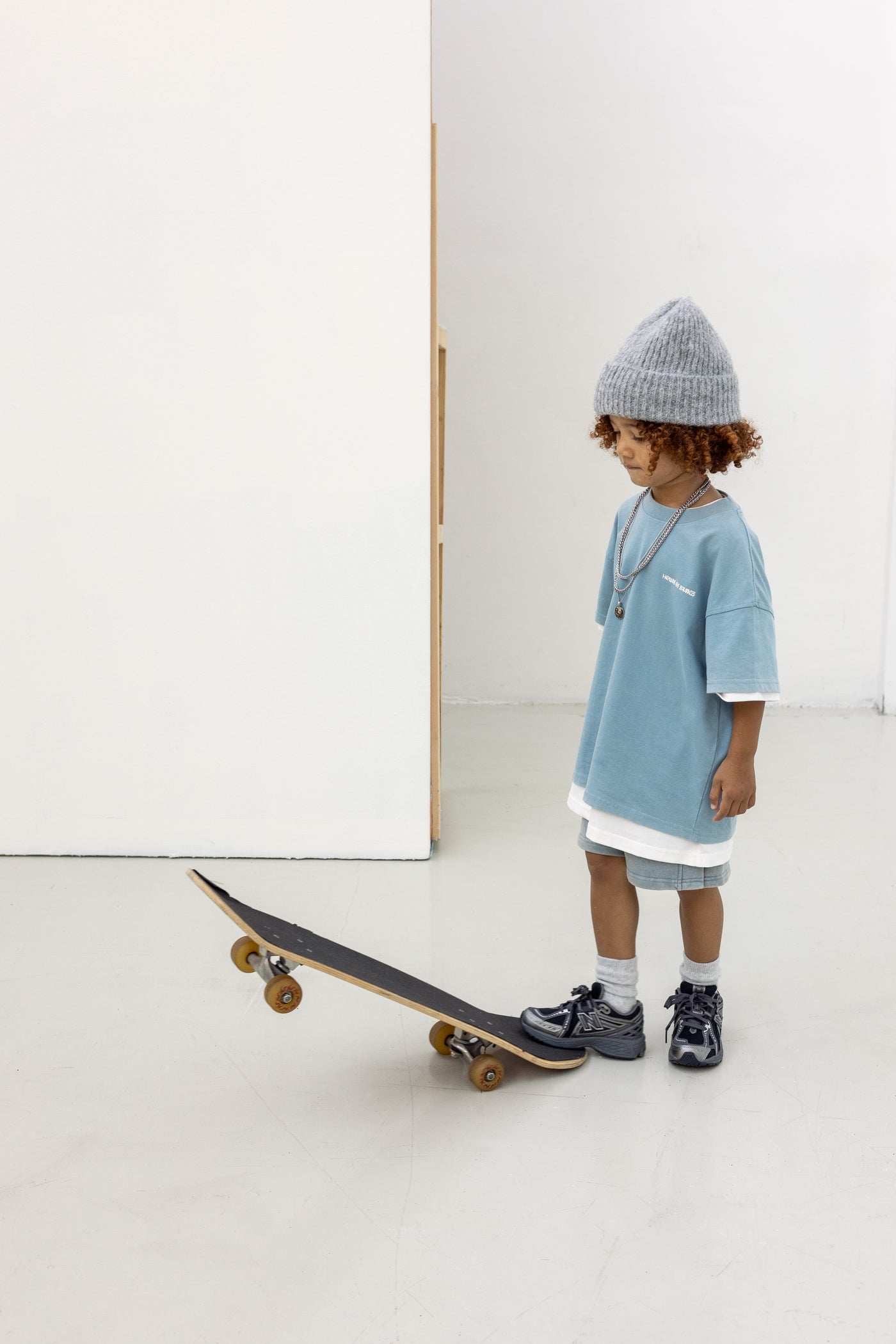 The Oversized Tee Blue Washed