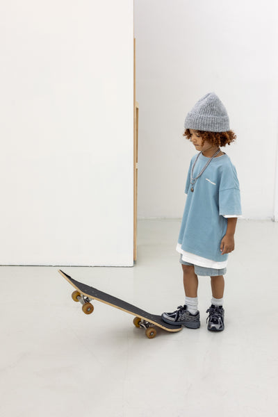 The Oversized Tee Blue Washed
