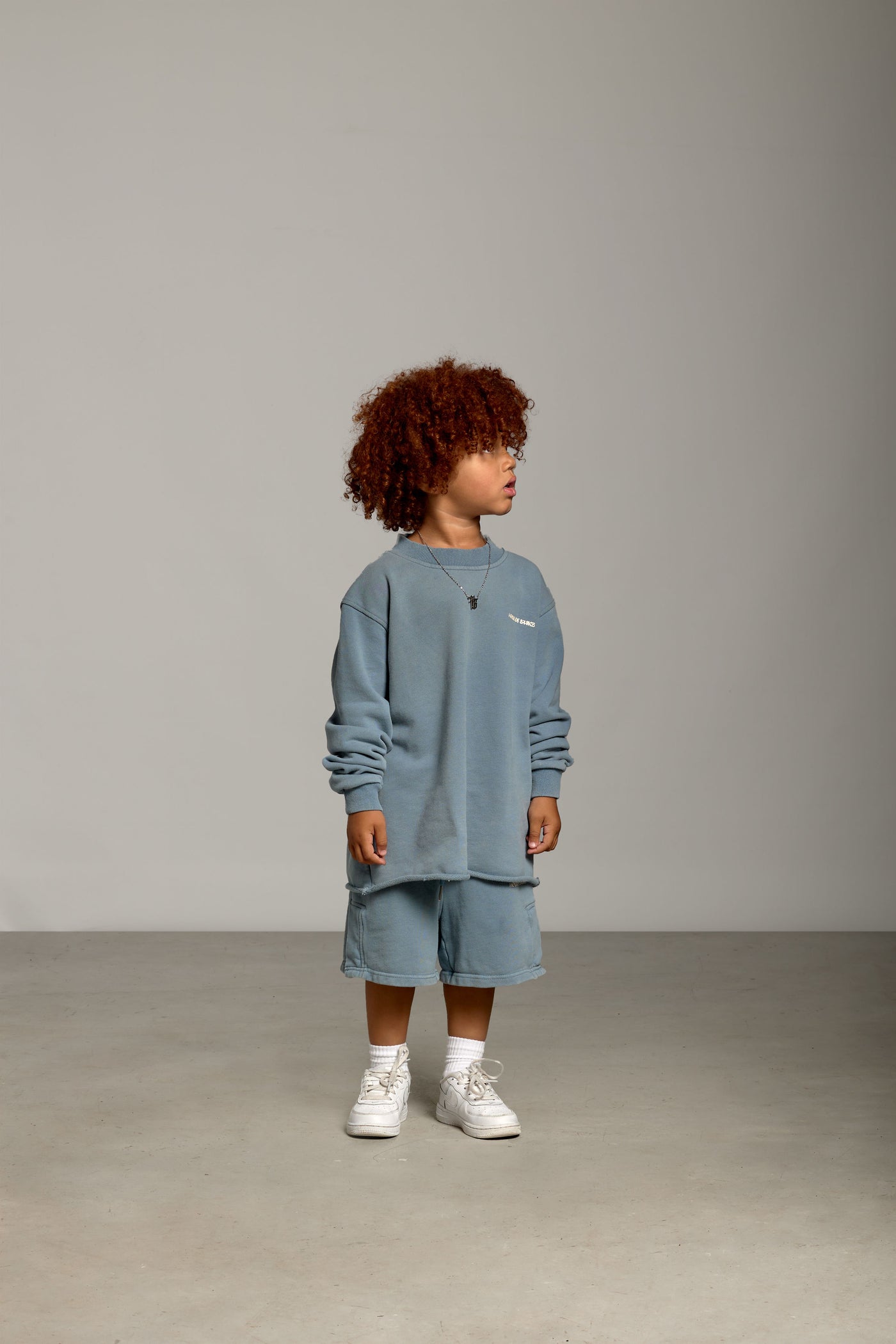 The Sweatshort Washed Blue