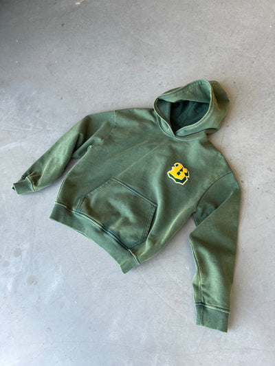 The Hoodie Washed Green