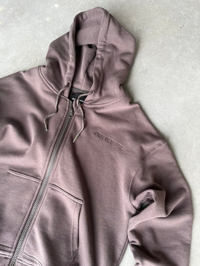 The Oversized Hoodie Zipper Taupe