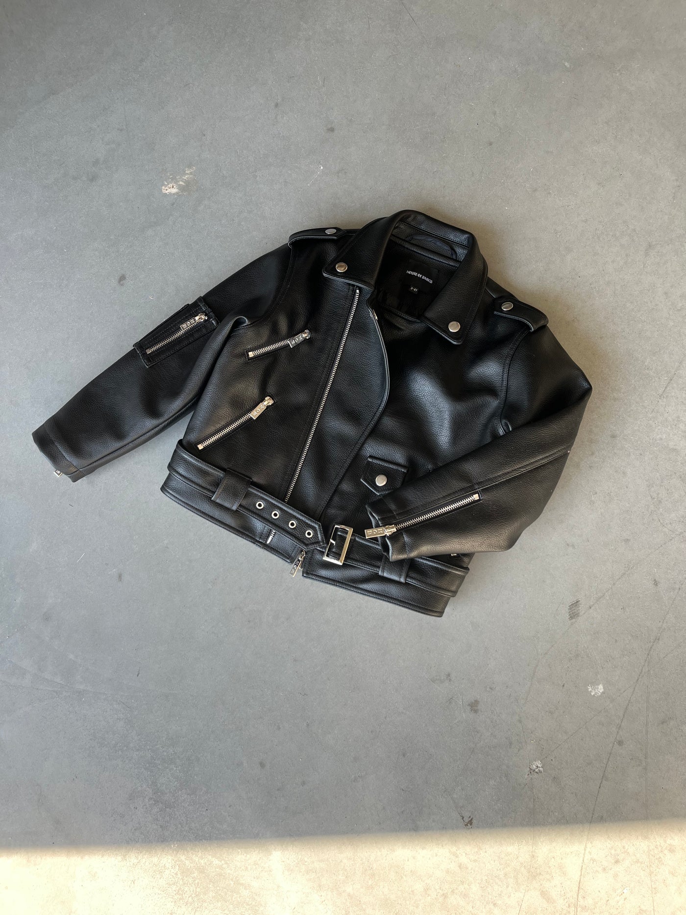 The Faux Leather Biker Jacket
